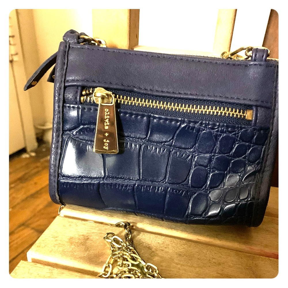 Olivia + Joy navy blue cute small bag